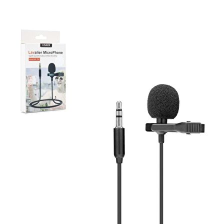 YAKA MİKROFONU AUX 3.5MM HADRON HDX-2752