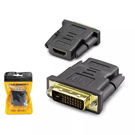 HADRON HDX1266 ADAPTÖR ÇEVİRİCİ DVI TO HDMI M/F 24+1