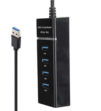 Hadron HDX7017 Usb 3.0 Hub  1 Port + Usb 2.0 3 Port 27cm USB Çoklayıcı 