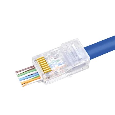 EZ RJ45 SOKET CAT6 (100 ADET) HADRON HDX-5030