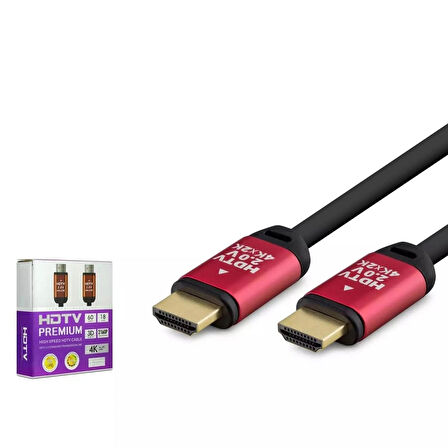 Hadron Hdx2034 Hdmi Kablo Pvc 4K Od8.0 5M Siyah