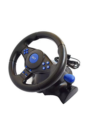 HADRON VW9803 Oyun Direksiyon Seti Ps3 & Ps2 & Pc Uyumlu