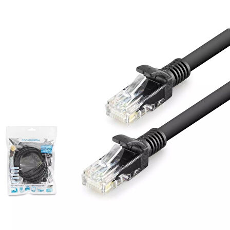 Hadron Hdx5072 Cat6 Kablo 1000Gb 250Mhz 5M Siyah