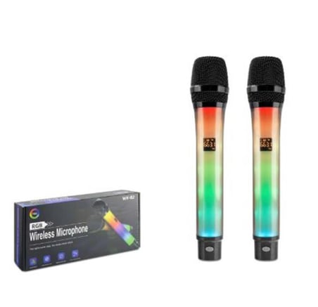 Hadron Wx-82 Kablosuz 2-Mikrofon Uhf Rgb