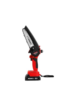 RDX9012 Kömürsüz Çift Akülü 20V 2.0Ah 8 İnç Mini Dal Budama Testeresi ve Yedek Zincir