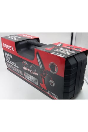 RDX9012 Kömürsüz Çift Akülü 20V 2.0Ah 8 İnç Mini Dal Budama Testeresi ve Yedek Zincir