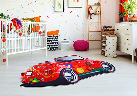 Dekoreko Figürlü Kids Halı 552 Vosvos