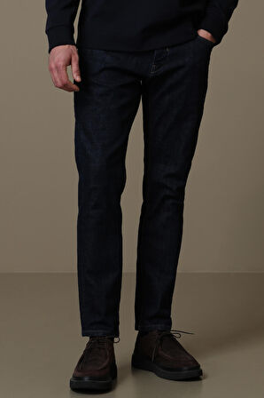 Lotus Smart Jean Erkek Pantolon Slim Fit Mavi