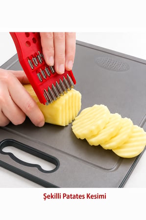 Çok Fonksiyonlu Sebze Doğrayıcı, Spiral Rende ve Julienne Soyacak