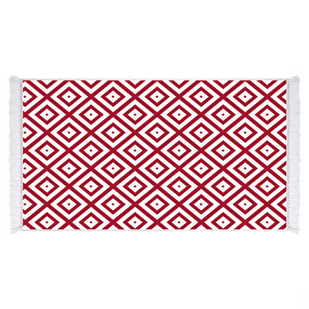 Dekoreko İnci Halı Dijital Saçaklı 1881 Desen 1