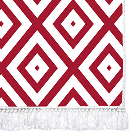 Dekoreko İnci Halı Dijital Saçaklı 1881 Desen 1