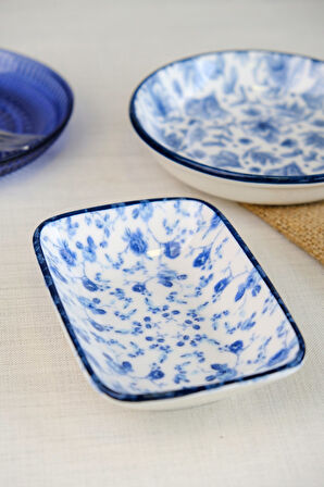 Tabak Evi Blue Heaven Kayık Tabak Tekli 14x10x2cm