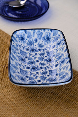 Tabak Evi Blue Heaven Kayık Tabak Tekli 17x12x3cm
