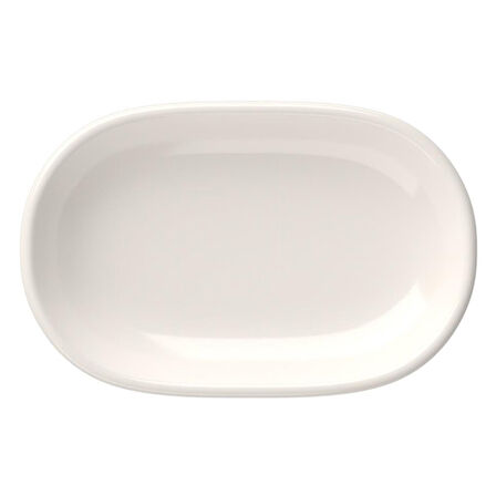 Tabak Evi Porselen Magnus Oval Kayık Tabak 23x15x3cm Tekli