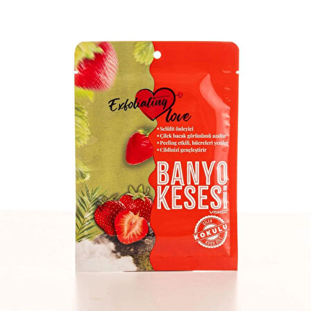 EXFOLİATİNG LOVE ÇİLEK VİSKOZ KURU CİLT