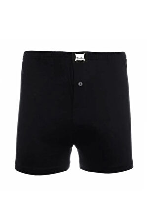 Erkek Lacivert Penye Boxer 6'lı Paket 0117