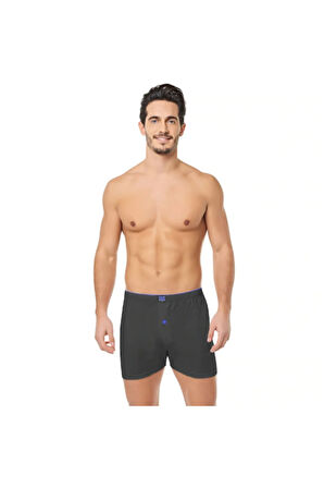 Erkek Gri  Boxer 3'lü 117