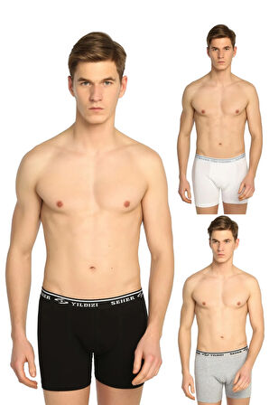 Erkek Karışık Renk 12'li Paket likralı Boxer ELF568S0060CCM12