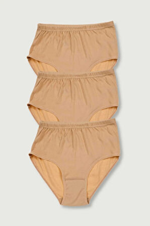 Kadın Ten 3'lü Paket  Ribana Bato Külot ELF568T0922CCM3