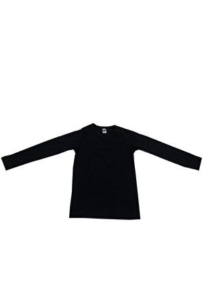 Kız Çocuk Siyah 2'li Paket  Termal Uzun Kol Body ELF568TUT0836T2