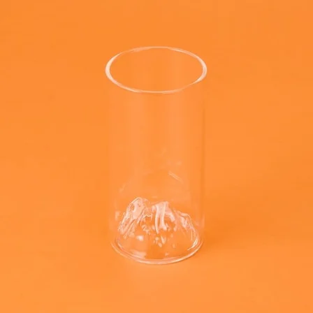 Chef Star Dağlı Borosilikat Cam Bardak - Şeffaf - 300 ml