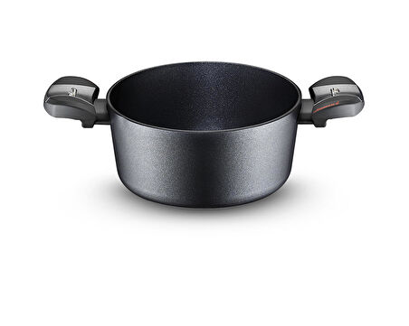 Diamond 28 Cm Yanmaz Yapışmaz Elmas Derin Tencere