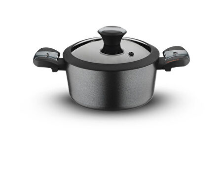 Diamond 28 Cm Yanmaz Yapışmaz Elmas Derin Tencere