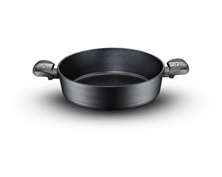 Diamond 30 Cm Yanmaz Yapışmaz Elmas Basık Tencere