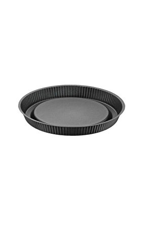 Diamond 30 Cm Yanmaz Yapışmaz Siyah Tart Kalıbı