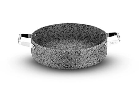Brioni Stone-Age 28 cm Çizilmez Yanmaz Yapışmaz Basık Tencere