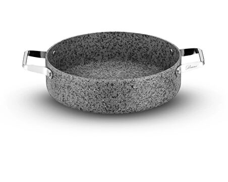 Brioni Stone-Age 30 cm Çizilmez Yanmaz Yapışmaz Basık Tencere