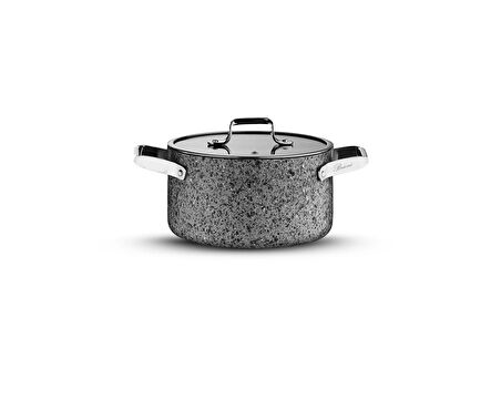 Brioni Stone-Age 20 cm Çizilmez Yanmaz Yapışmaz Derin Tencere