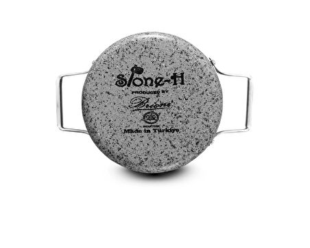 Brioni Stone-Age 22 cm Çizilmez Yanmaz Yapışmaz İndüksiyonlu Derin Tencere