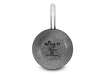Brioni Stone-Age 26 cm Çizilmez Yanmaz Yapışmaz Wok Tava