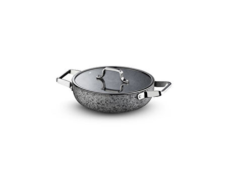Stone-Age 7 Parça  18cm 20cm 22cm Çizilmez Yanmaz Yapışmaz Sahan Seti