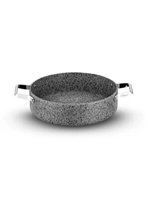 BRİONİ STONE-H ÇİZİLMEZ YANMAZ YAPIŞMAZ İNDÜKSİYONLU 32 CM BASIK TENCERE 