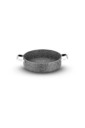 BRİONİ STONE-H ÇİZİLMEZ YANMAZ YAPIŞMAZ İNDÜKSİYONLU 22 CM BASIK TENCERE 