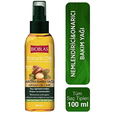 Bioblas Botanic Oils Argan Saç Bakım Yağı 100 ml