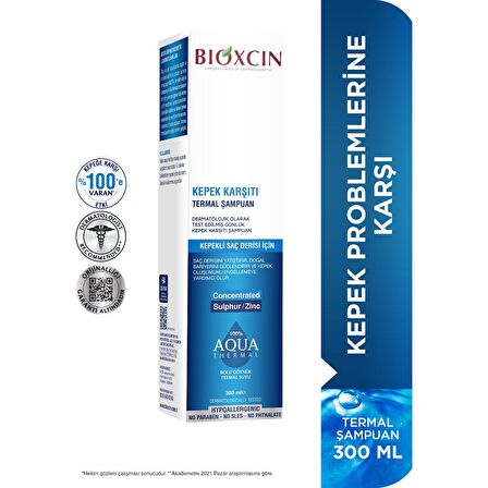 Bioxcin Aqua Thermal Kepek Karşıtı Şampuan 300 Ml