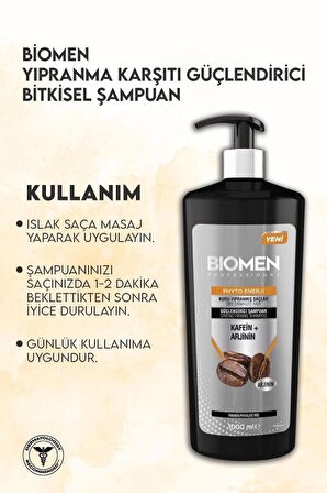 Biomen Professional Kafein&arjinin Kuru Ve Yıpranmış Saçlar Için Şampuan 1000 Ml X 2 ADET