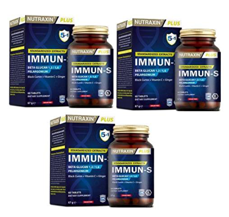 Nutraxin Immun-S 60 Tablet x 3