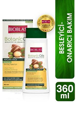 Botanic Oils Argan Şampuan 360 ml 5'li
