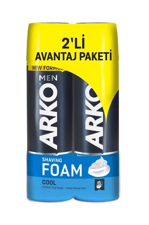 Arko Men 2'li Cool Tıraş Köpüğü 2x200 ml