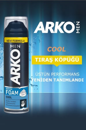 Arko Men 2'li Cool Tıraş Köpüğü 2x200 ml