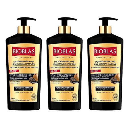 Bioblas Siyah Sarımsak Şampuanı 1000 ml x 3 Adet