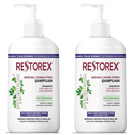 Restorex Saç Dökülmesine Karşı Şampuan 1000 ml 2 ADET