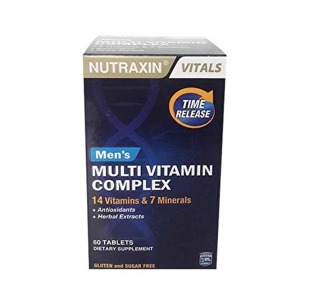 Nutraxin Mens Multi Vitamin Complex 60 Tablet