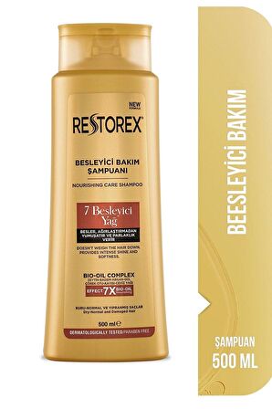 Restorex 7 Besleyici Bakım Şampuanı 5 x 500 ML