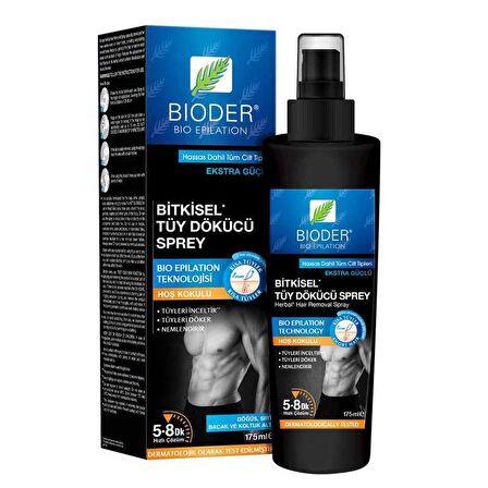 Bioder Bitkisel Tüy Dökücü Sprey Erkek 175 Ml