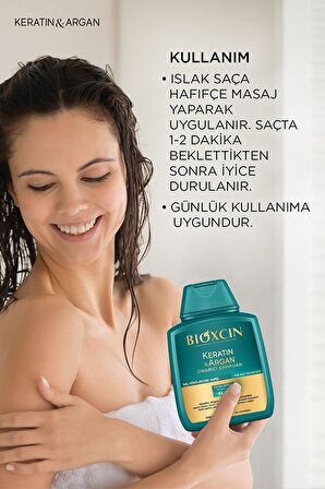 Bioxcin Tüm Saçlar İçin Dökülme Karşıtı Argan Yağlı Şampuan 300 ml